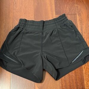 lululemon athletica Black Women's Athletic Running Shorts
